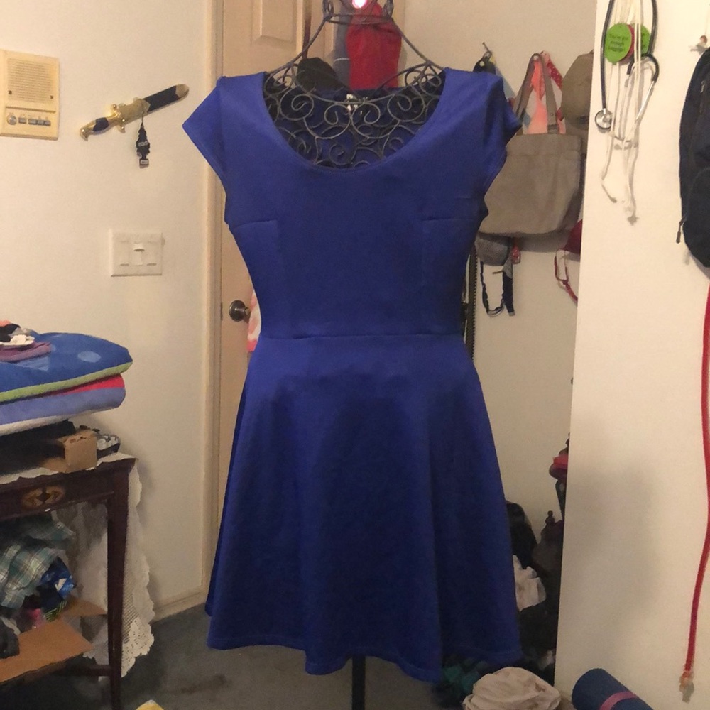Cutee blue dress. Short.
